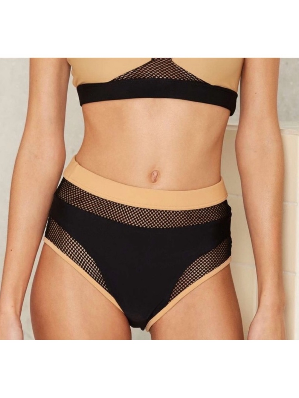 Mesh Well Bikini Bottom